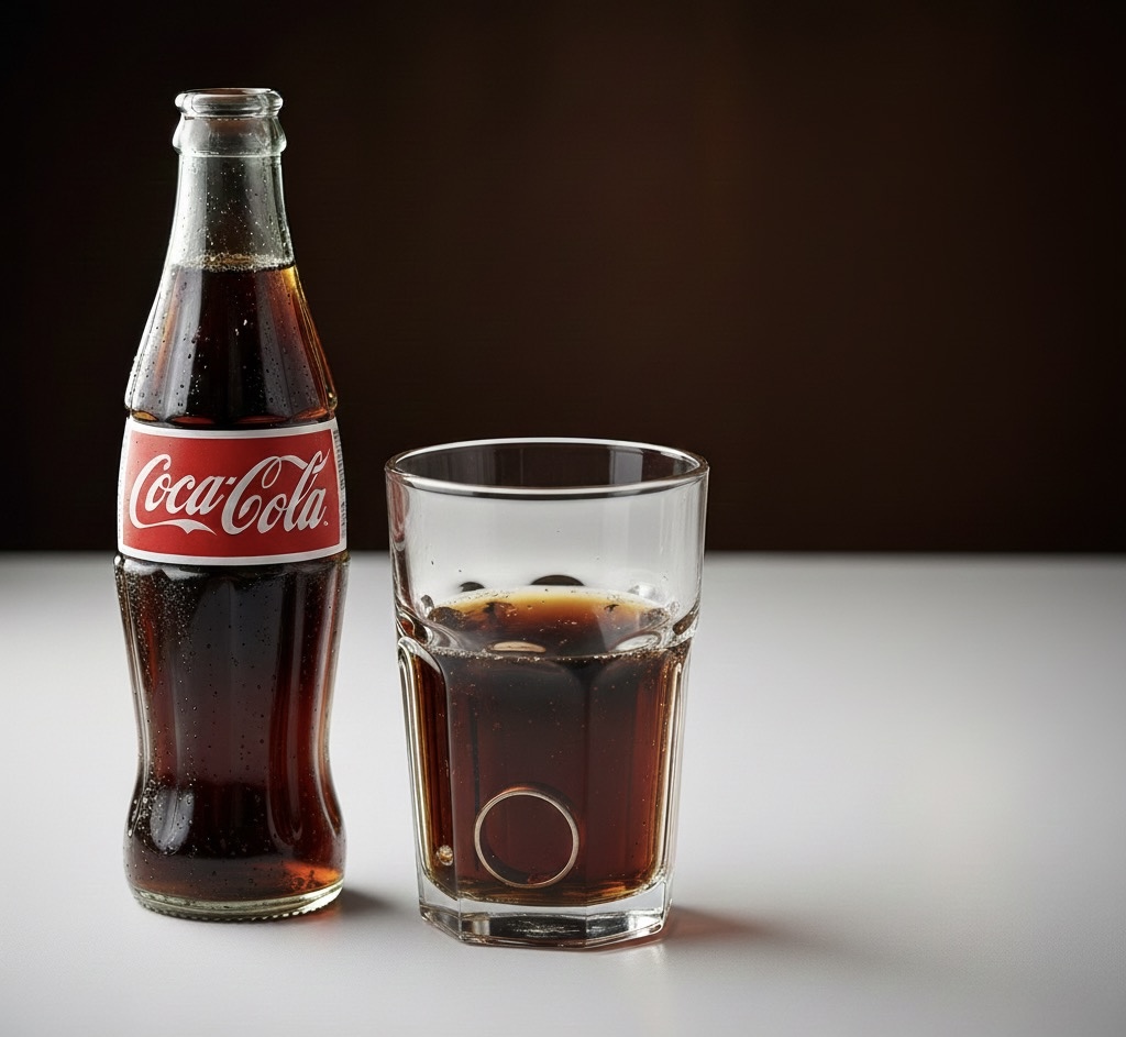 ۷. شستشو با کوکاکولا