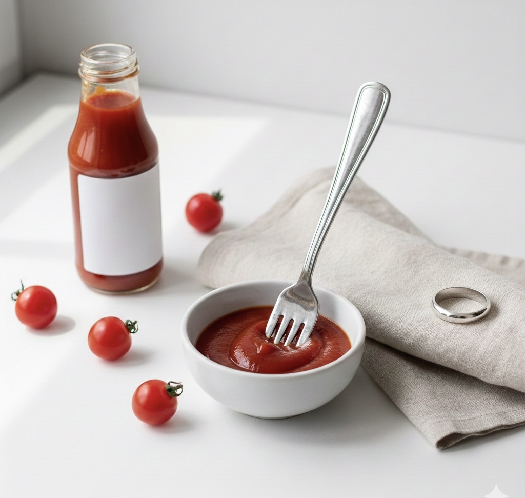 ۸. استفاده از سس گوجه